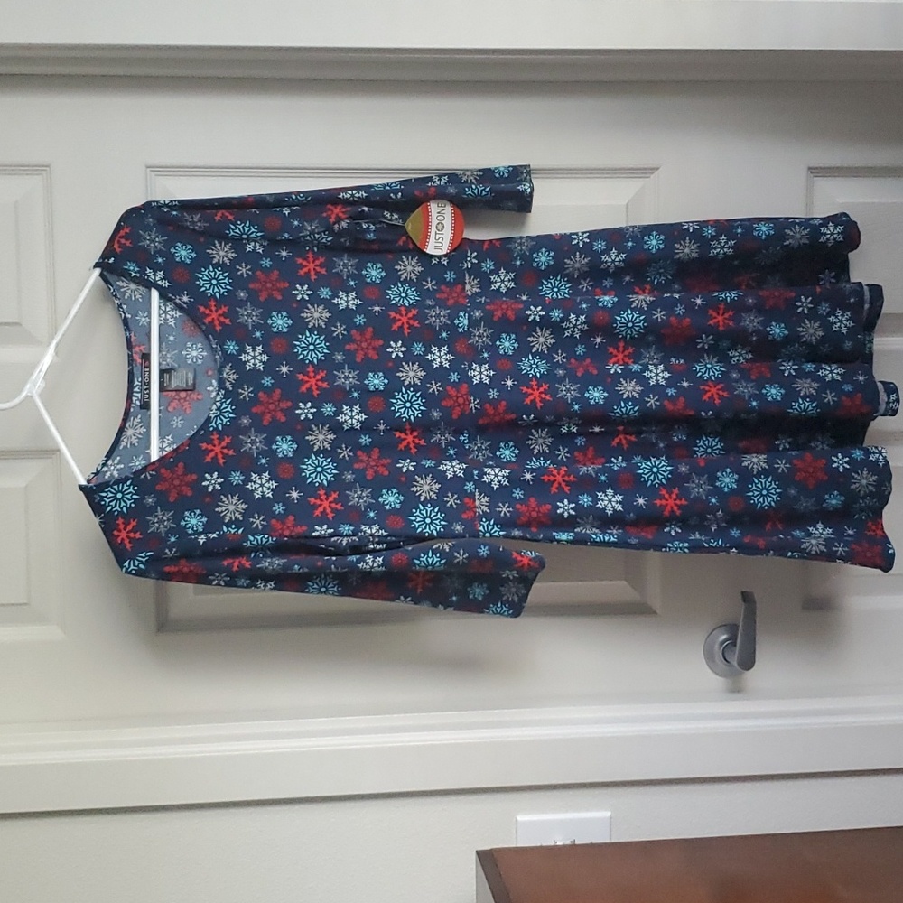 NEW women snowflakes dress